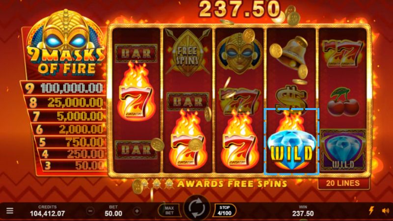 9 Masks Of Fire Slot Wild 9 Masks Of Fire Slot Wild