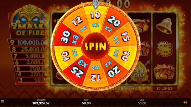 9 Masks Of Fire Slot Free Game Feature 9 Masks Of Fire Slot Free Game Feature