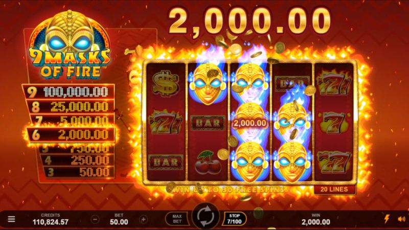 9 Masks Of Fire Slot Big Win 9 Masks Of Fire Slot Big Win