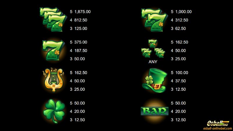 9 Pots of Gold Slot Paytable 9 Pots of Gold Slot Paytable