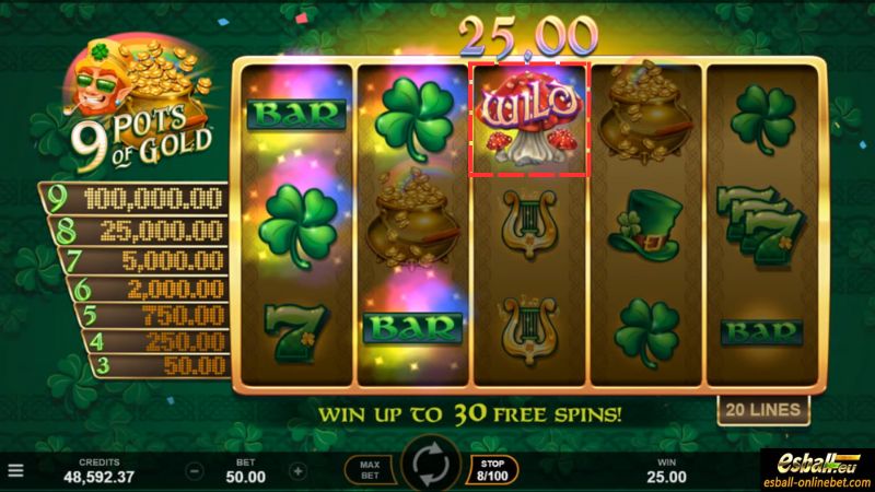 9 Pots of Gold Slot Wild 9 Pots of Gold Slot Wild