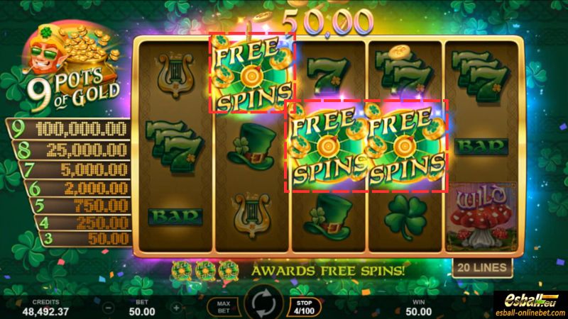 9 Pots of Gold Slot Scatter 9 Pots of Gold Slot Scatter