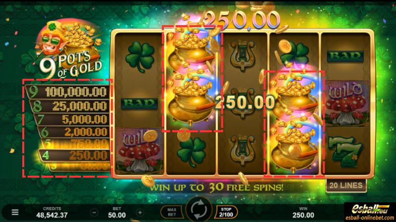 9 Pots of Gold Slot Pot Symbol 9 Pots of Gold Slot Pot Symbol