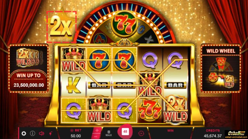 777 Royal Wheel Slot Wild Multiplier Feature 777 Royal Wheel Slot Wild Multiplier Feature