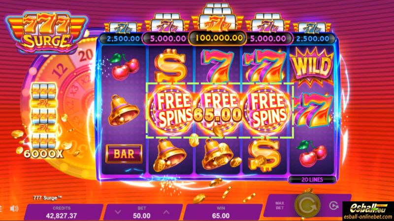 777 Surge Slot Free Spins Scatter 777 Surge Slot Free Spins Scatter