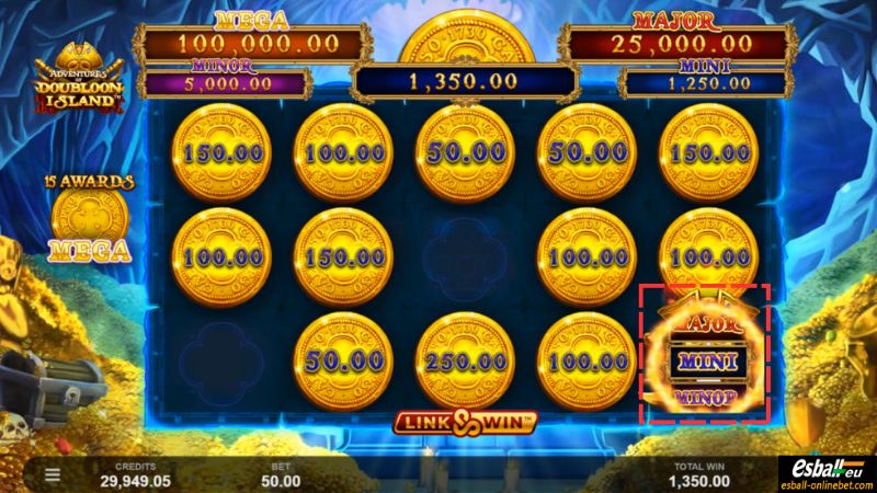 Adventures Of Doubloon Island Slot LINK&WIN™ Feature Adventures Of Doubloon Island Slot LINK&WIN™ Feature