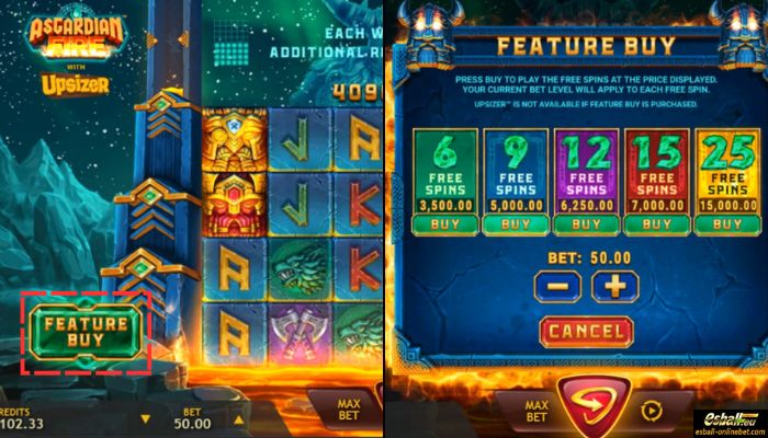 Asgardian Fire Slot Feature Buy Asgardian Fire Slot Feature Buy