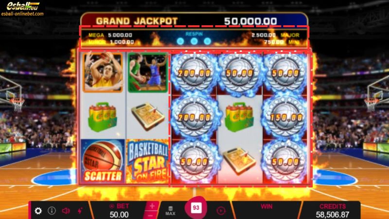 Basketball Star on Fire Slot Coin Symbol Basketball Star on Fire Slot Coin Symbol