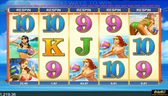 Bikini Party Slot Respin Feature Bikini Party Slot Respin Feature