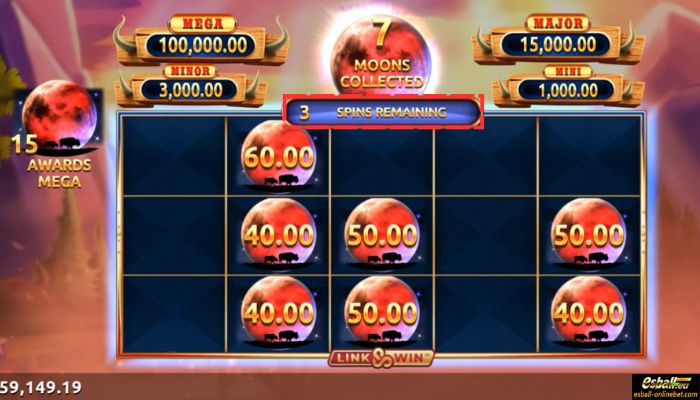 Bison Moon Slot LINK&WIN™ Feature Bison Moon Slot LINK&WIN™ Feature