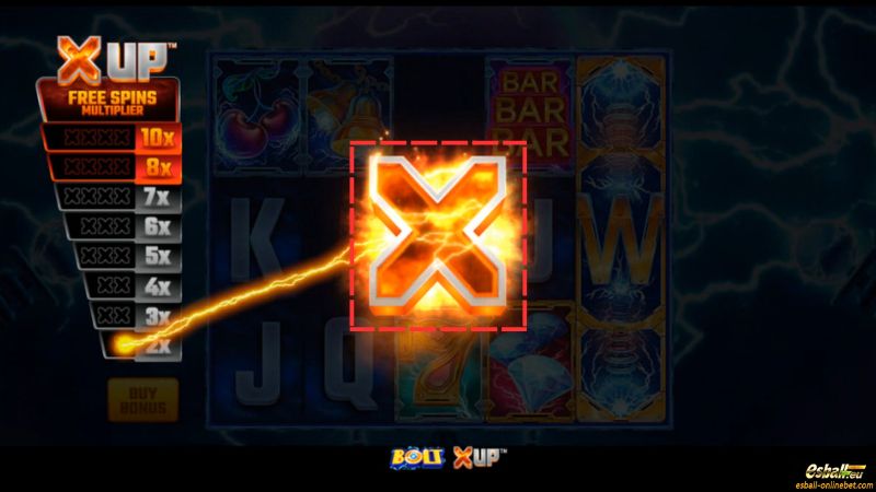 Bolt X UP™ Slot X Up Feature Bolt X UP™ Slot X Up Feature