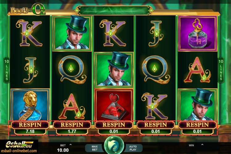 MG Book of Oz Slot Respin MG Book of Oz Slot Respin