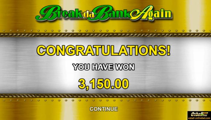 MG Break da Bank Again Big Win MG Break da Bank Again Big Win