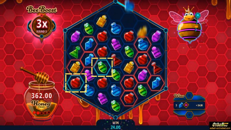 Bubble Beez Slot Queen Bee Overlay Symbol Bubble Beez Slot Queen Bee Overlay Symbol