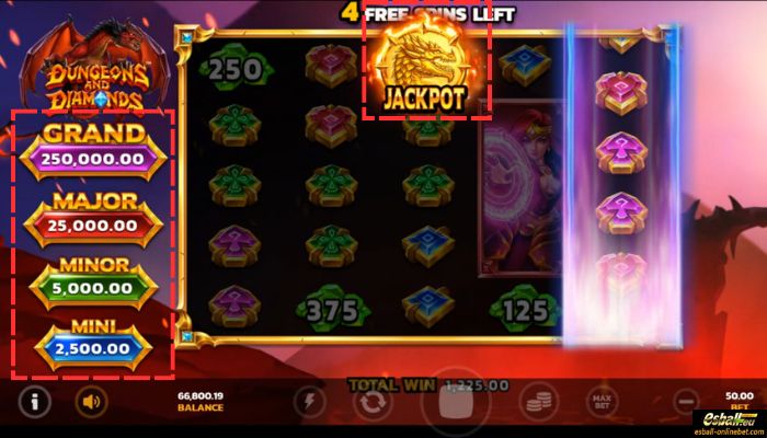 Dungeons and Diamonds™ Slot Wicked Wizard's Jackpot Dungeons and Diamonds™ Slot Wicked Wizard's Jackpot