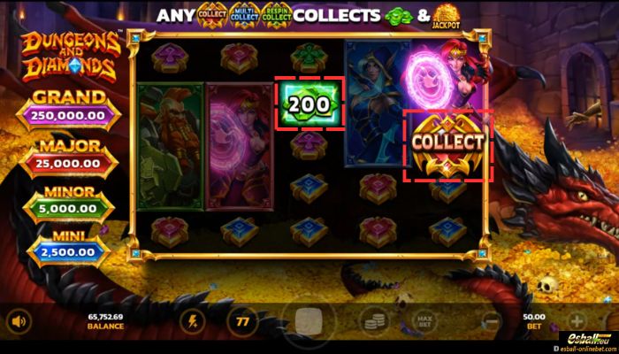 Dungeons and Diamonds™ Slot Regular Collect Dungeons and Diamonds™ Slot Regular Collect