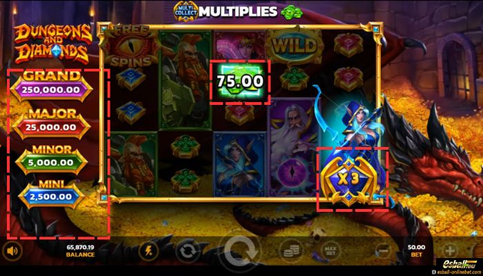 Dungeons and Diamonds™ Slot Multiplier Collect Dungeons and Diamonds™ Slot Multiplier Collect