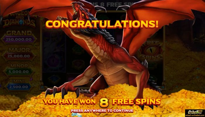 Dungeons and Diamonds™ Slot Free Game Feature Dungeons and Diamonds™ Slot Free Game Feature