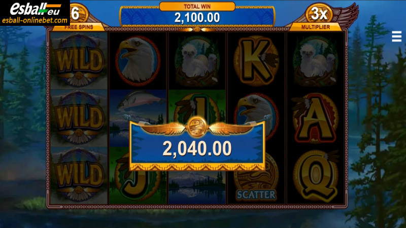 MG Eagles Wings Slot Machine Free Spins Games 3