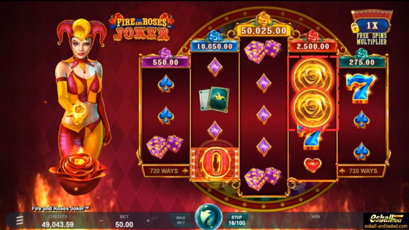 Fire and Roses : Joker Jackpot Trigger Symbol Fire and Roses : Joker Jackpot Trigger Symbol