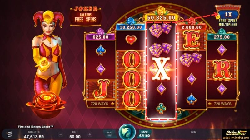 Fire and Roses : Joker Free Spins Multiplier Fire and Roses : Joker Free Spins Multiplier