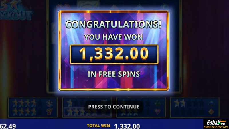 MG 5 Star Knockout Slot Big Win MG 5 Star Knockout Slot Big Win