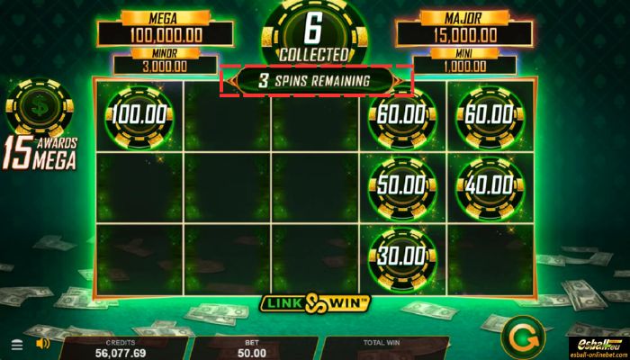 Hyper Gold Slot LINK&WIN™ Feature Hyper Gold Slot LINK&WIN™ Feature