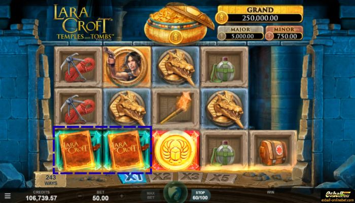 Lara Croft: Temples and Tombs Slot Scatter Lara Croft: Temples and Tombs Slot Scatter