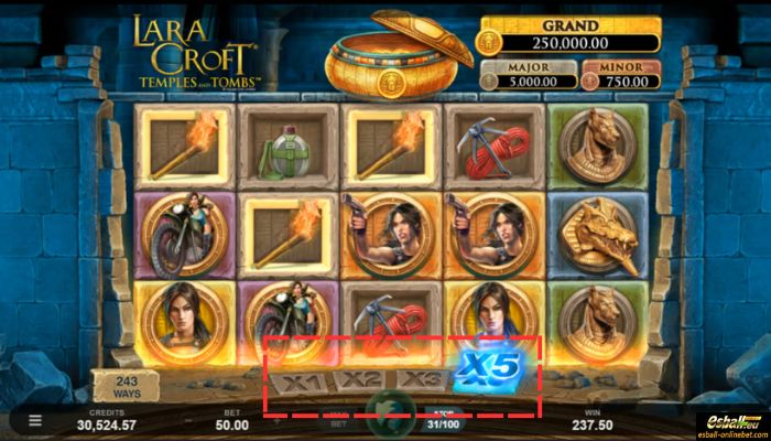 Lara Croft: Temples and Tombs Slot Multiplier Trail Lara Croft: Temples and Tombs Slot Multiplier Trail