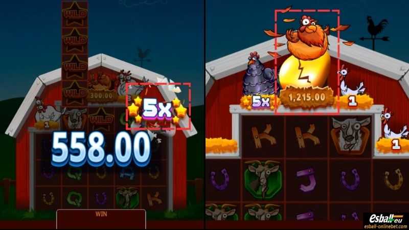 Lucky Clucks Slot The BIG Buildup™ Feature Lucky Clucks Slot The BIG Buildup™ Feature