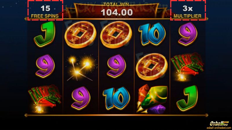 Lucky Firecracker Slot Free Game Feature