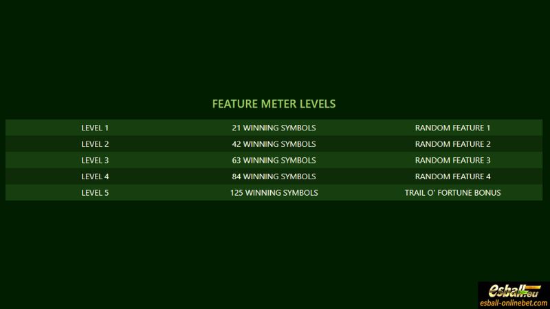 Feature Meter Levels Feature Meter Levels