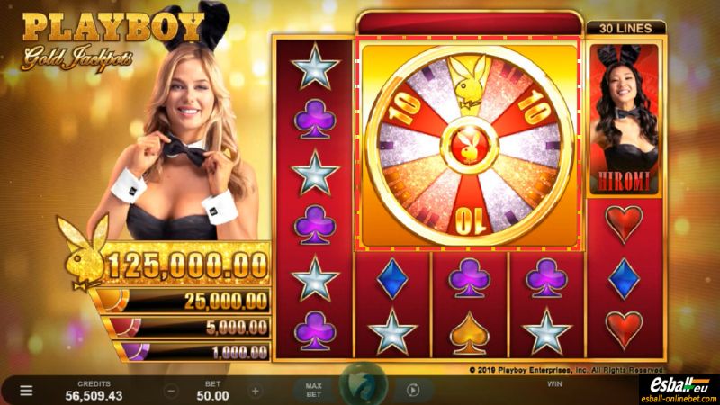 Playboy Gold Jackpot Slot Wheel Bonus Playboy Gold Jackpot Slot Wheel Bonus