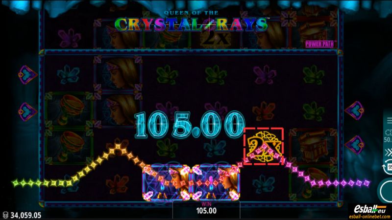 Queen of the Crystal Rays Slot Wild Multiplier Queen of the Crystal Rays Slot Wild Multiplier