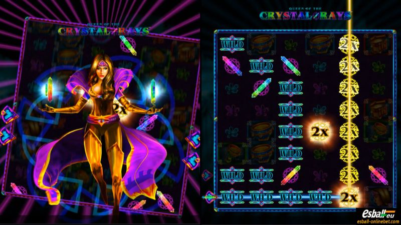 Queen of the Crystal Rays Slot Crystal Ray Feature Queen of the Crystal Rays Slot Crystal Ray Feature