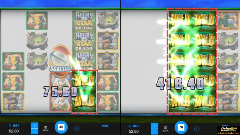 Rugby Star Deluxe Slot Wild Rugby Star Deluxe Slot Wild