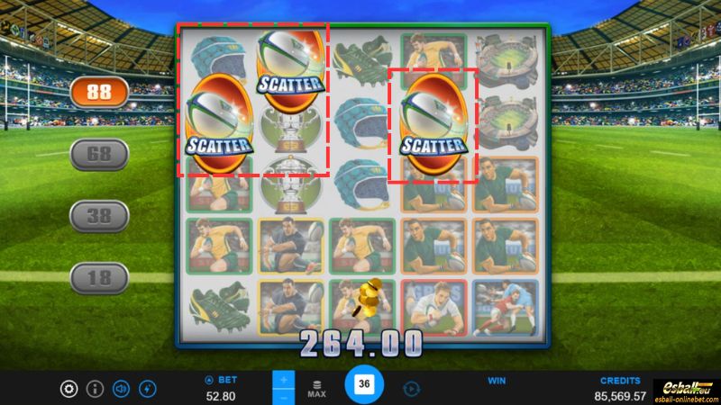 Rugby Star Deluxe Slot Scatter Rugby Star Deluxe Slot Scatter