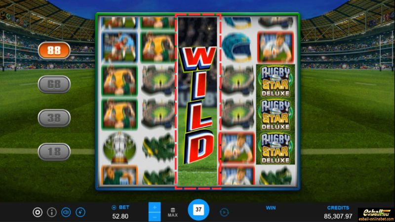 Rugby Star Deluxe Slot Wild Tackle Rugby Star Deluxe Slot Wild Tackle