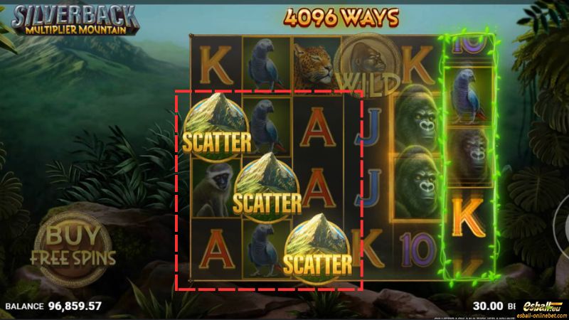 Silverback: Multiplier Mountain Slot Scatter Silverback: Multiplier Mountain Slot Scatter