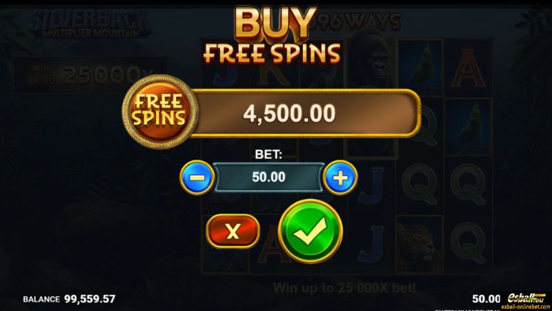 Silverback: Multiplier Mountain Buy Feature Silverback: Multiplier Mountain Buy Feature