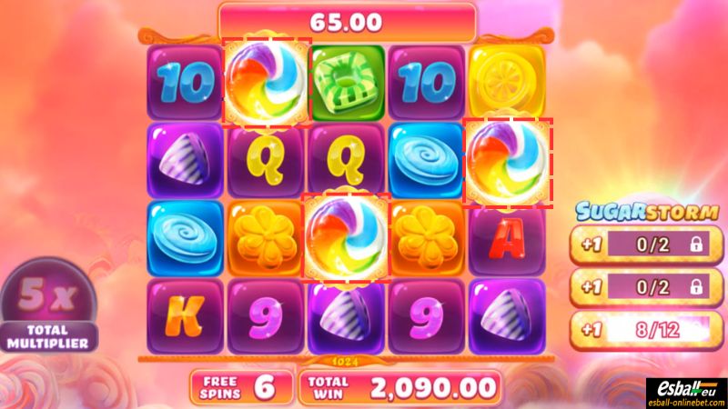 Sugar Craze Bonanza Slot Scatter