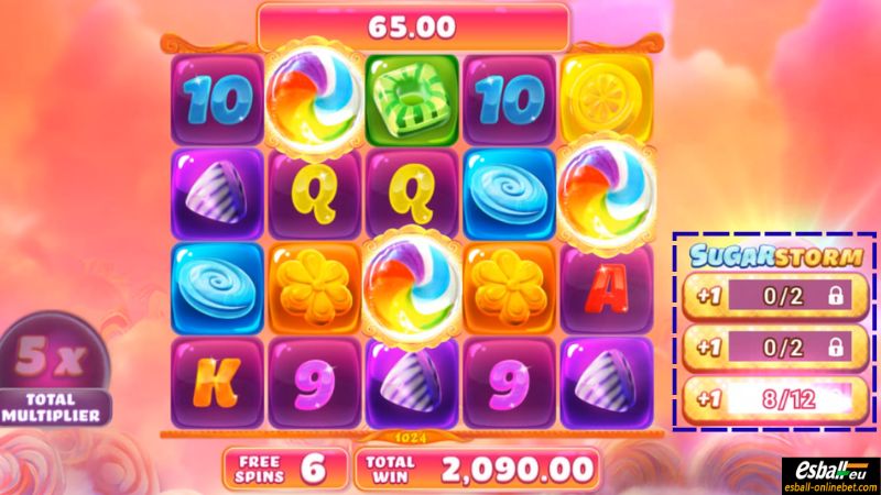 Sugar Craze Bonanza Slot Sugarstorm Feature