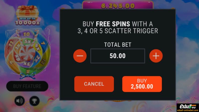 Sugar Craze Bonanza Slot Buy Feature