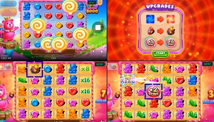 Sugar Mania 8000 Free Spin Feature Sugar Mania 8000 Free Spin Feature