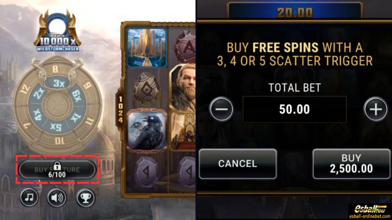 Thunderstruck Stormchaser Slot Buy Feature