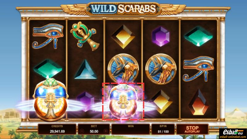 Wild Scarabs Slot Wild Deal™ Feature Wild Scarabs Slot Wild Deal™ Feature