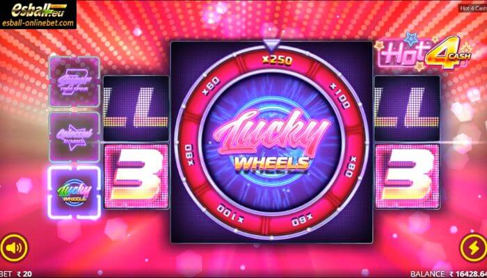 Hot 4 Cash Slot Lucky Wheels Feature Hot 4 Cash Slot Lucky Wheels Feature