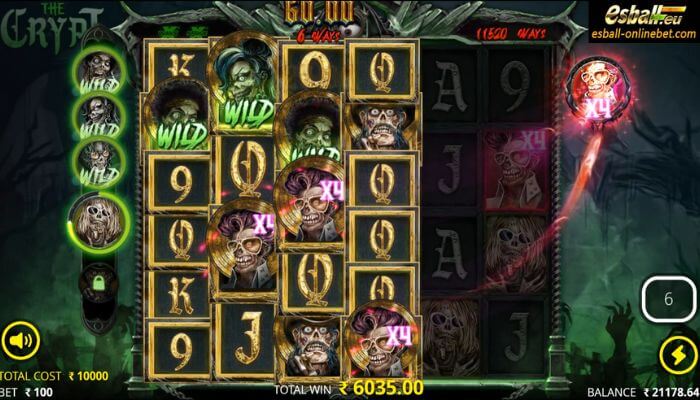 NLC The Crypt Slot Free Spins Feature NLC The Crypt Slot Free Spins Feature