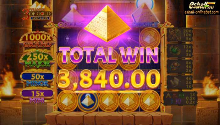 OCTOPLAY 3 Pyramids of Gold: Hold & Win Big Win OCTOPLAY 3 Pyramids of Gold: Hold & Win Big Win