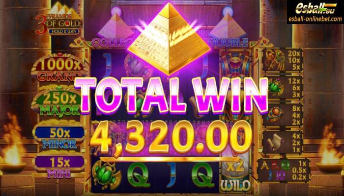 OCTOPLAY 3 Pyramids of Gold: Hold & Win Big Win OCTOPLAY 3 Pyramids of Gold: Hold & Win Big Win